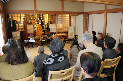 昨年の合同供養祭の様子。