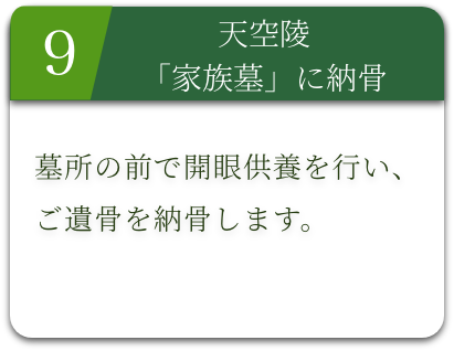 天空陵にご納骨