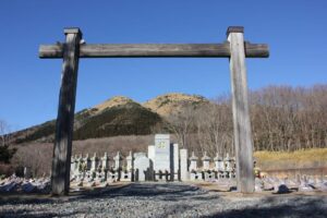 冬の樹木葬墓地　天空陵